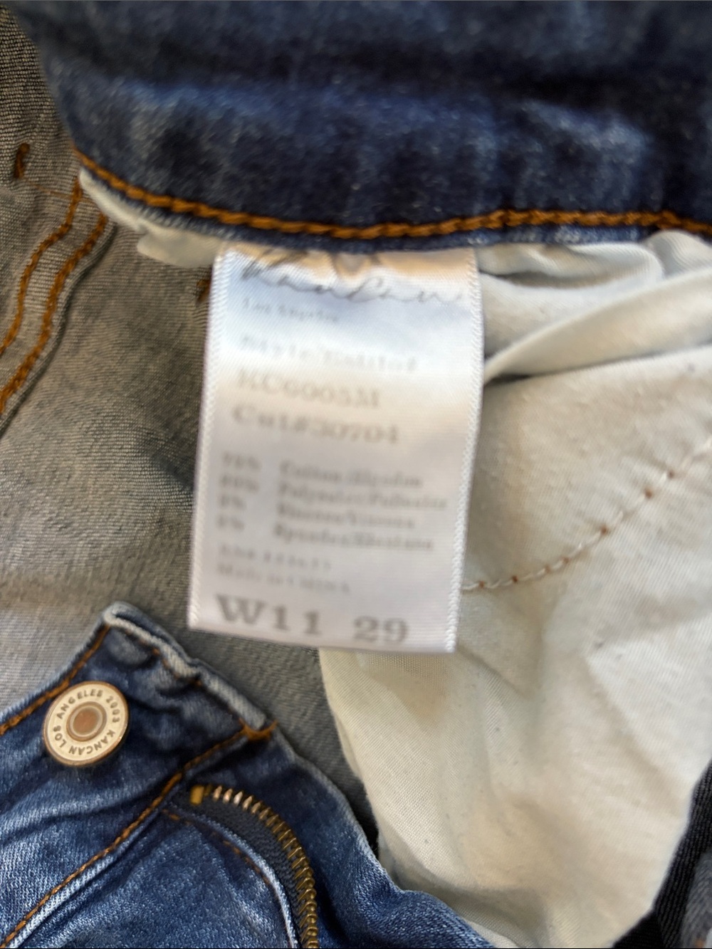 Women’s Distressed Rolled-Hem Denim Shorts - Blue - Picture 3 of 5